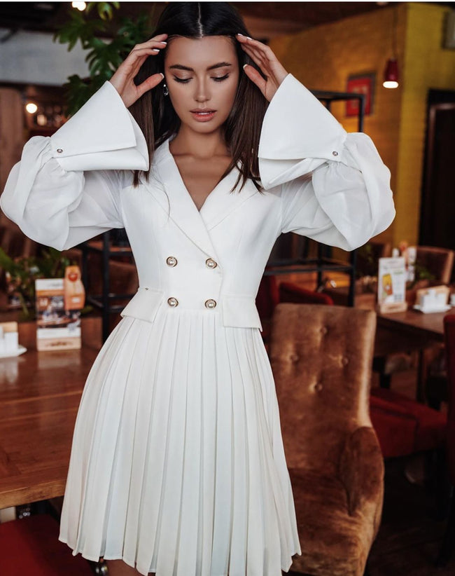 Double-breasted blazer dress Main Image