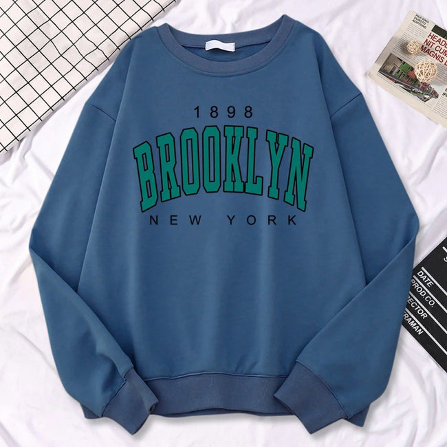 Autumn Kawaii Womens Sweatshirts 1898 Brooklyn Main Image