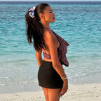 Sexy Halter Lace-up Backless Sequined Vest For Women