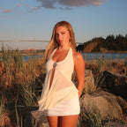 Ins Hot Girl Sexy Halter Mesh Camisole Vest For Women