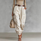 Niche Relaxed-fit Wide-leg Casual Trousers For Women