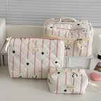 Bow-knot Flower Large-capacity Makeup Bag