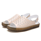 Hollow-out Plus Size Women's Sandals Korean Style Sandals Pregnant Women