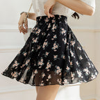Plus Size Plump Girls Chiffon Floral Dress Children's Summer