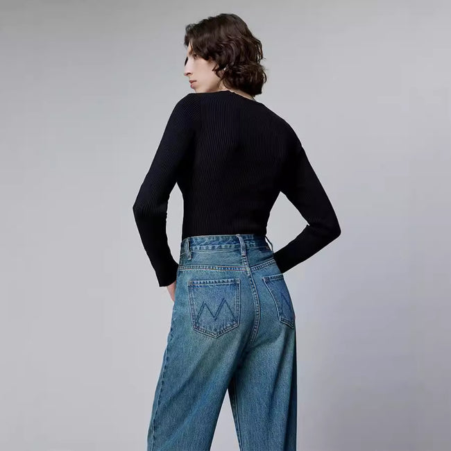 Fashion American Retro New Jeans Women Main Image