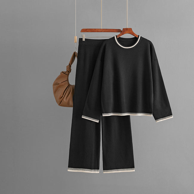 Sleeves Fashion Two-piece Set Suit Women Hover Image