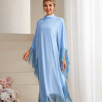 Women's Dress Light Luxury Embroidery Long Sleeve