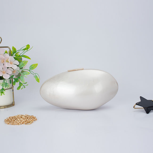 Acrylic Shell Bag Dinner Wedding Clutch Main Image