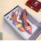 Pointed rhinestone high heels fairy style