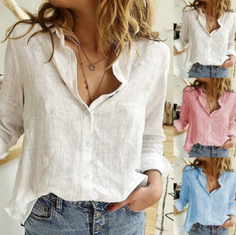 Loose and beautiful blouse for spring Main Image