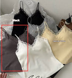 Womens French Lace V-Neck Camisole