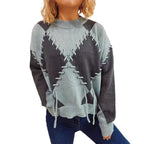 Fashion Personality Knitted Pullover Sweater Women