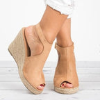 Fashion Women Platform Sandals Peep Toe Spartan Sandals Women Summer Wedges High Heel Shoes