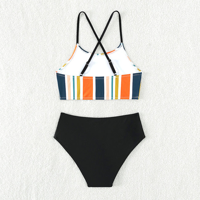 Fashion Personality Split Bikini Girl's Swimsuit Main Image