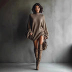 New Autumn Knitted Dress For Women
