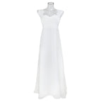 Lace stitching grounding dress