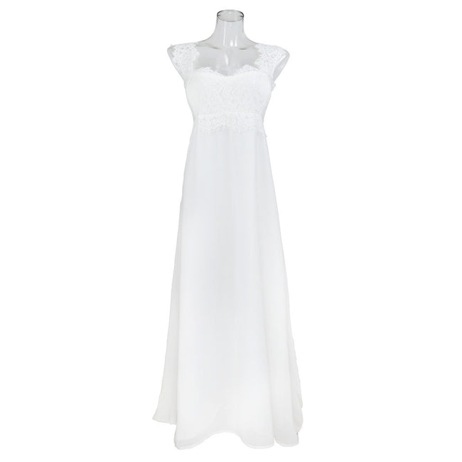Lace stitching grounding dress Main Image