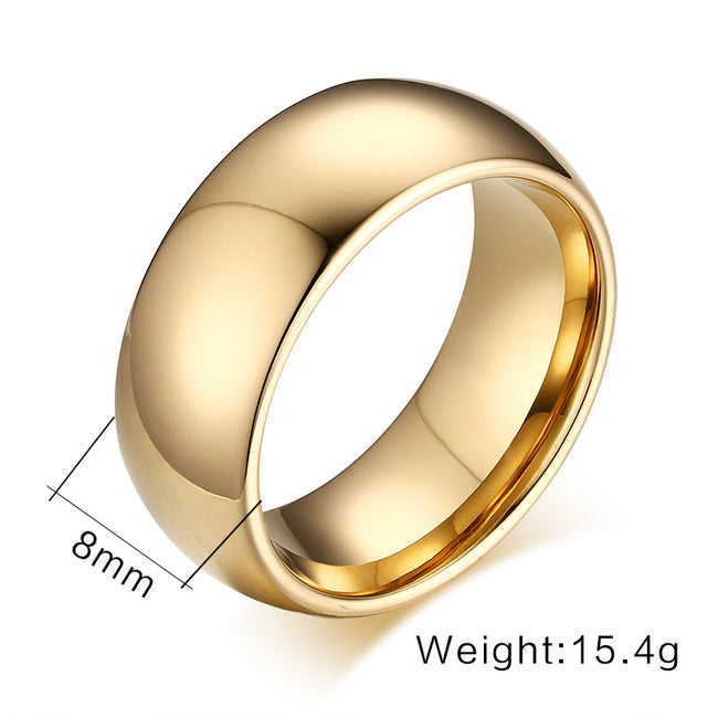 tungsten carbide signet rings for men women Main Image