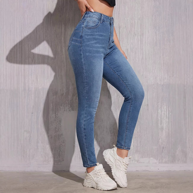 High-waisted Butt-lifting Skinny Jeans For Women Main Image