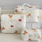 Bow-knot Flower Large-capacity Makeup Bag