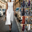 Summer Irregular Sleeveless Dress With Belt Fashion Temperament Slim Back Zipper Dresses For Women Clothing