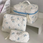 Bow-knot Flower Large-capacity Makeup Bag