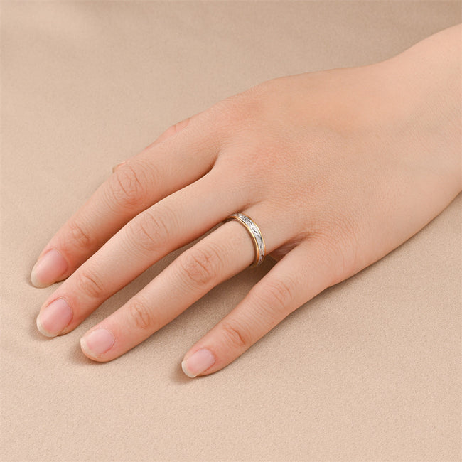 Titanium Steel Couple Rings For Women Non-fading Korean-style Minimalist Design Main Image