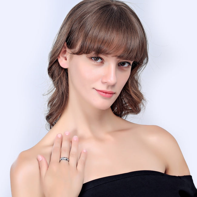 New Fashion Crystal Rings for Women Gold Color Color Stainless Steel Jewerly Gifts Main Image