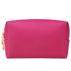 PU Leather Octagonal Square Makeup Storage Bag, Simple Design