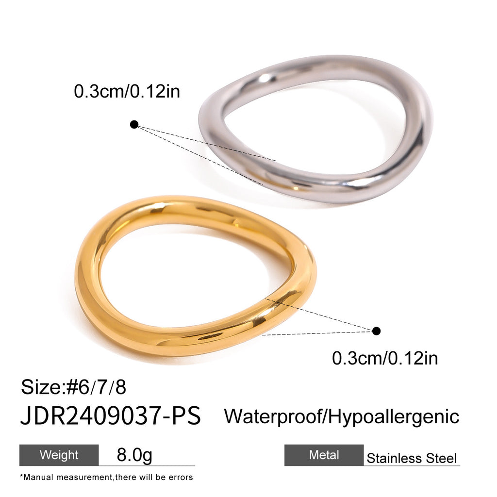 Miley Gold & Silver Layered Rings