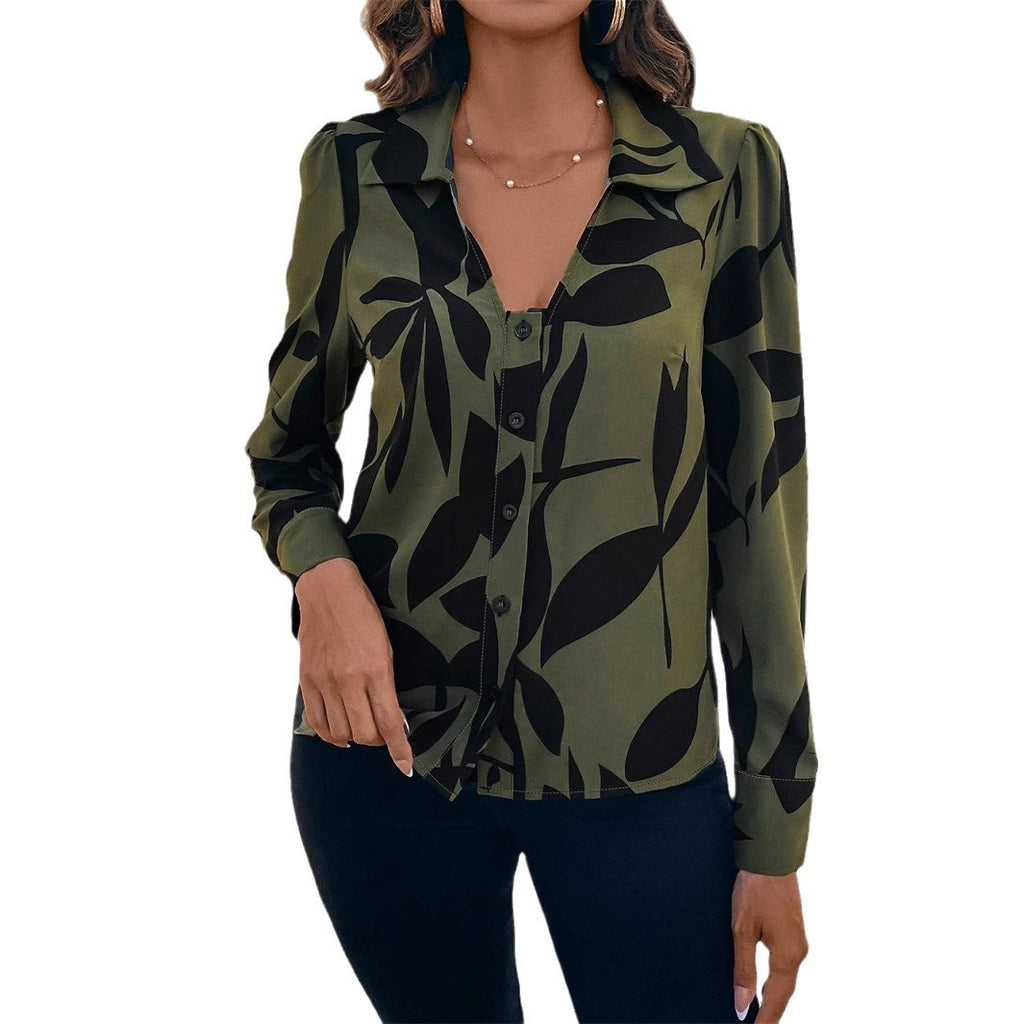 Womens Stylish Printed Blouse Top