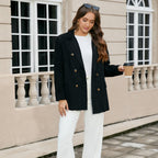 Women's Casual Solid-Color Corduroy Blazer