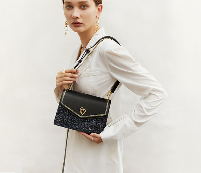 New Chain Love Starry Sky Diagonal Shoulder Bag Women Hover Image