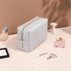 Solid-color Portable Large-capacity Minimalist Makeup Bag