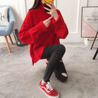 Turtleneck Sweater Women Pullover Fashion Thickening