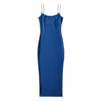 Slim Fit Side Split Dress Women
