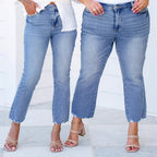 Stylish Vintage Slim-fit Stretch Jeans For Women