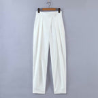 Fashion Slim Straight Casual Trousers For Women