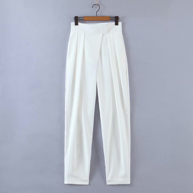 Fashion Slim Straight Casual Trousers For Women Hover Image