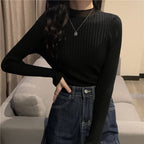 Women Inside Flared Sleeve Knit Sweater