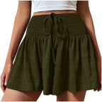 Stylish And Minimalist Drawstring Shorts For Women