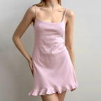 Womens Breathable Comfortable Pure-cotton Camisole Nightgown