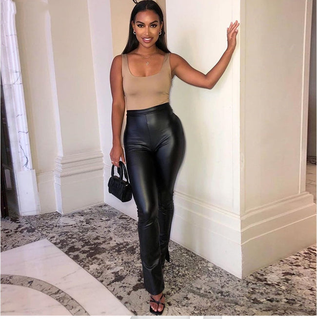 Slim-fit Trousers For Women That Elongate The Leg Line Hover Image