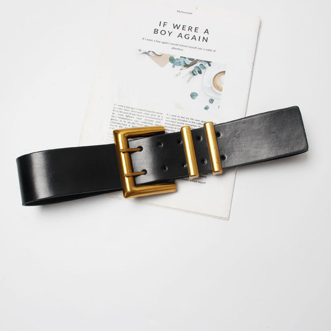 Women's matching skirt leather belt Main Image
