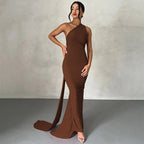 Backless Halter Sheath Dress For Women