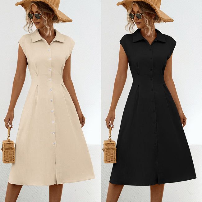 Women's Waistcoat Shirt Dress Main Image