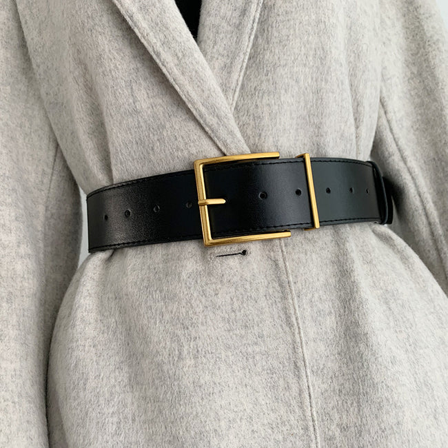 A Stylish Go-to Suit For Women With A Wide Black Belt Main Image