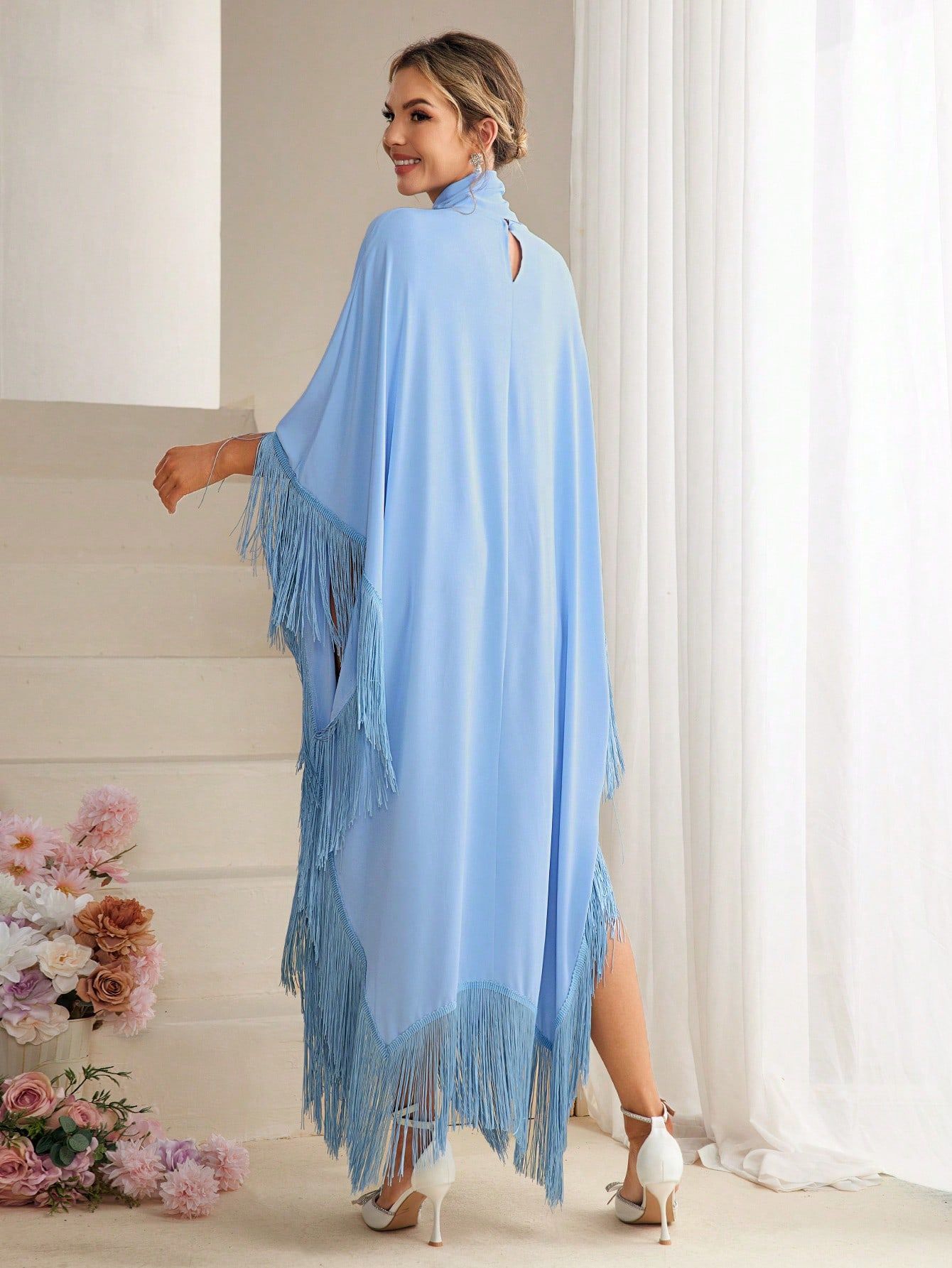 Women's Dress Light Luxury Embroidery Long Sleeve