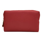 PU Leather Octagonal Square Makeup Storage Bag, Simple Design