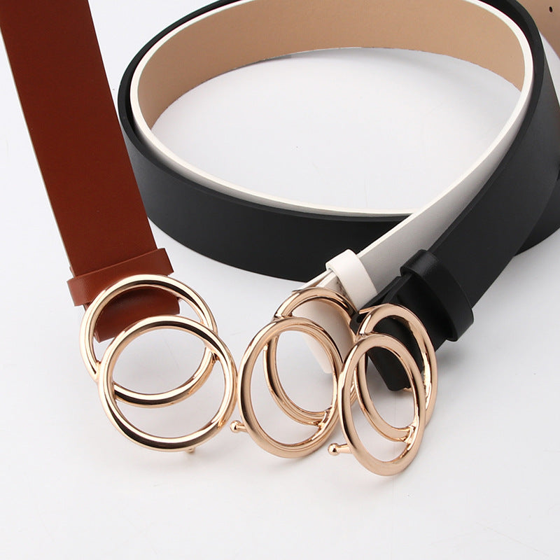 Double buckle belt